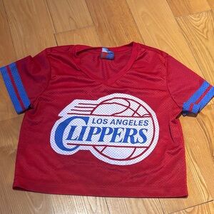NBA Red and Blue Clippers Kids Jersey